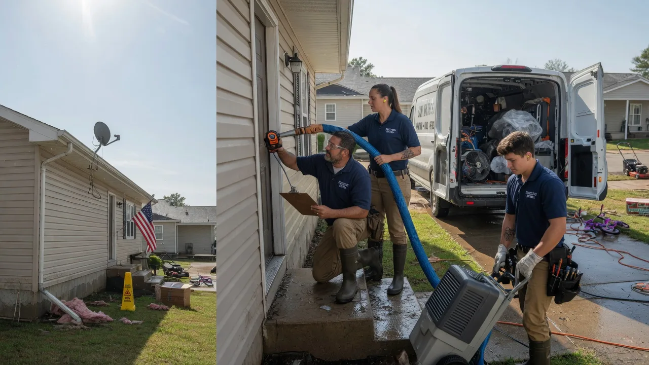 Ceiling Water Damage Restoration in Whipple, OH near me